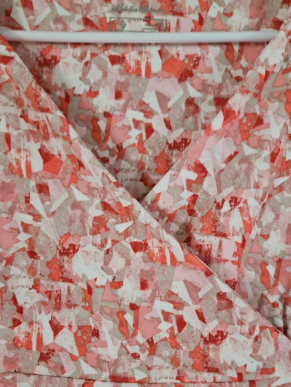Eddie Bauer Sleeveless Coral Print A-Line Dress. XS - Picture 3 of 6